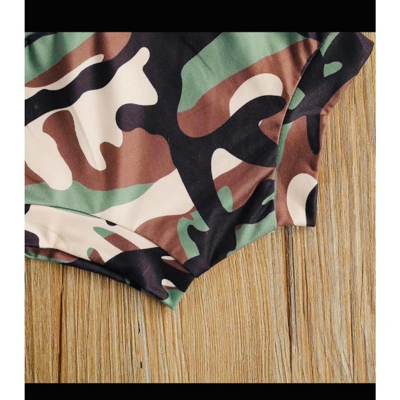 Baby Pink Camo 3 Piece Set 6M - Picture 5 of 5